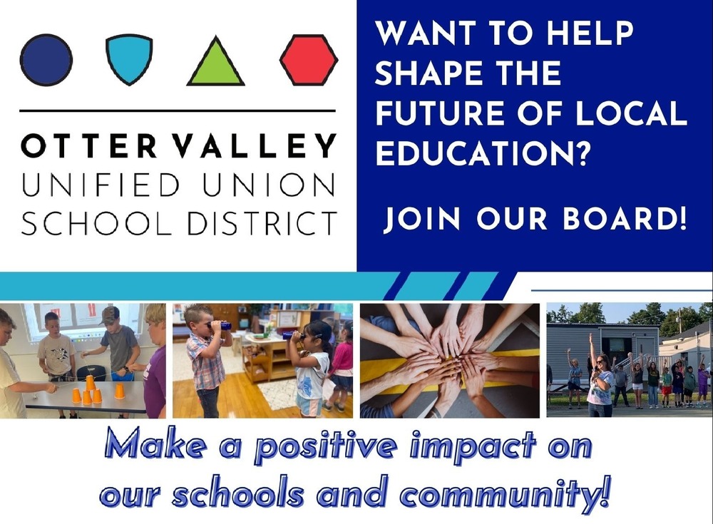 Flyer about school board vacancies