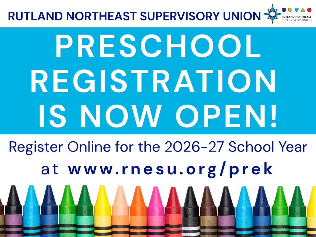 Preschool Registration is now open!