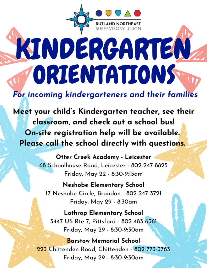 Kindergarten Orientations