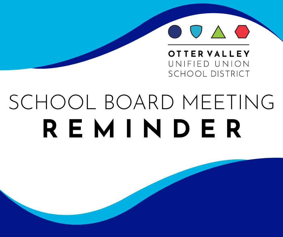 OVUU School Board Meeting Reminder