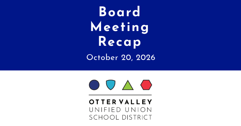October 20 Board Meeting Recap