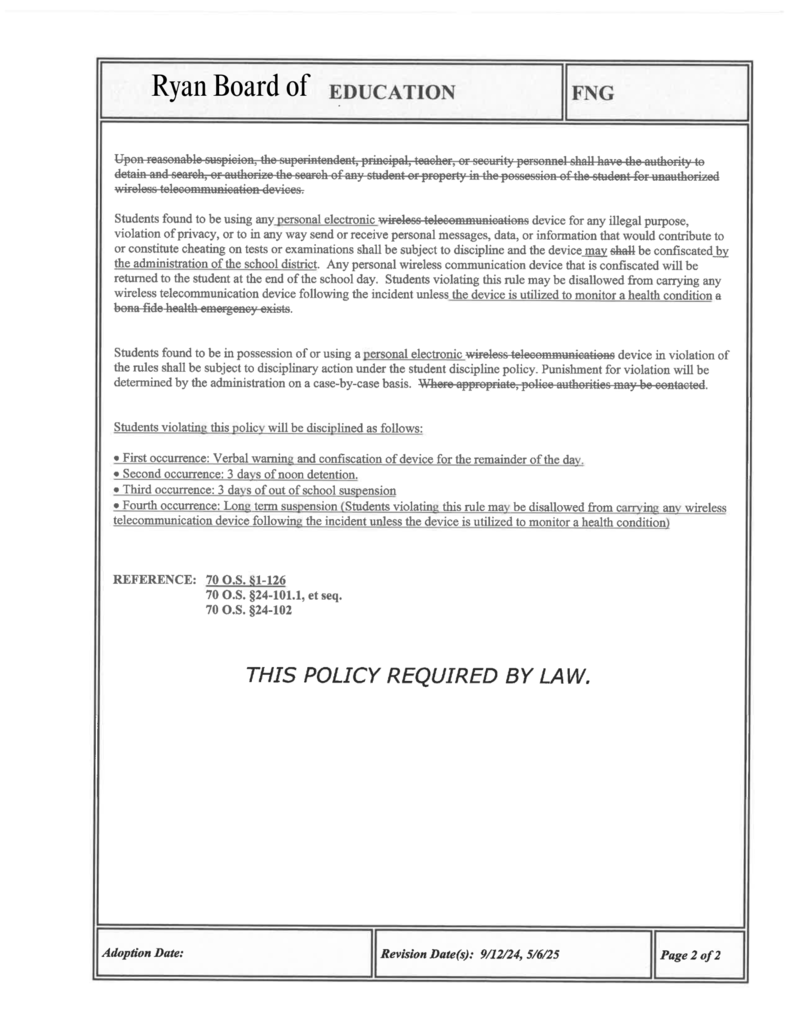 Cell Phone Policy Pg 2