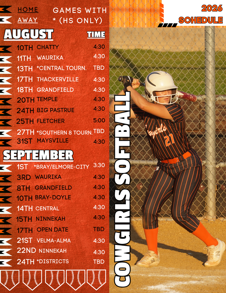 '26 FP Softball Schedule