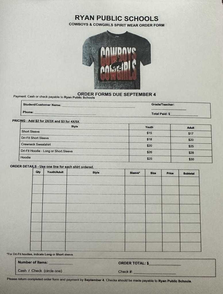 Order Form '26