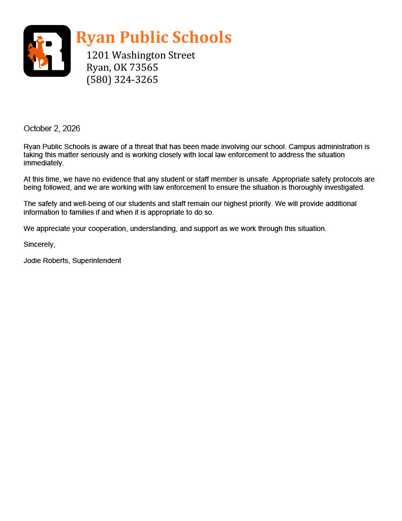 10/2/26 threat acknowledgement