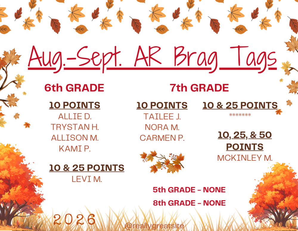 AR Brag Tags Aug-Sept, 2026