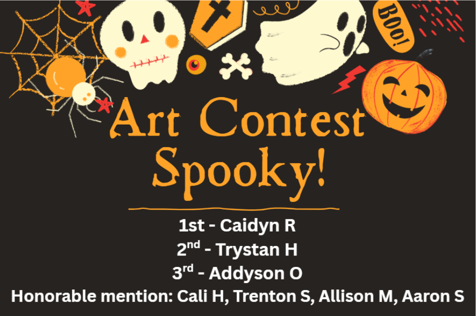 Spooky Art Contest Winners