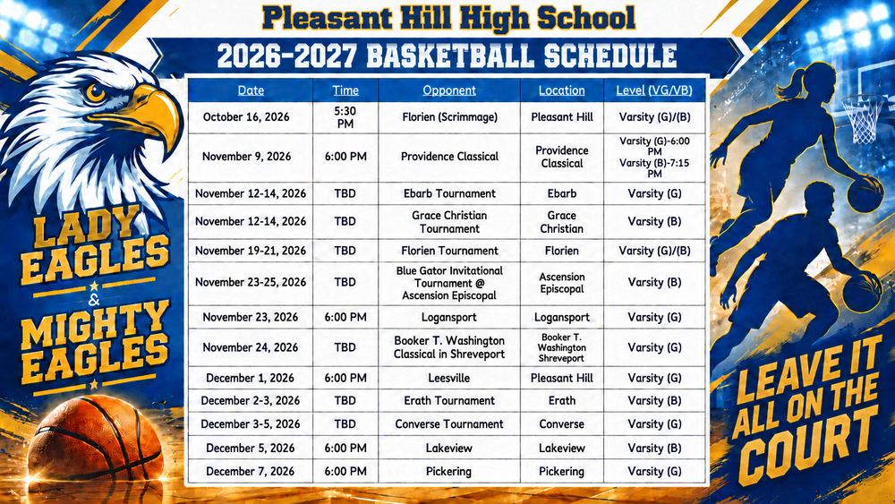 26 27 Basketball Schedule