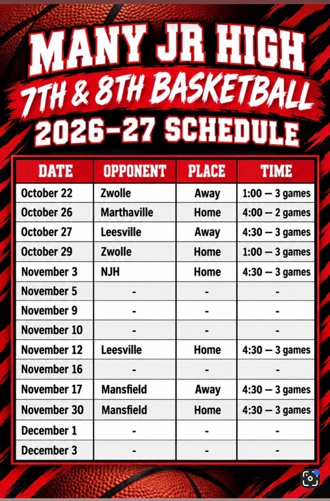 MJHS 7th & 8th Basketball