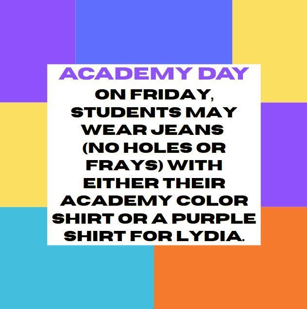 Academy Day - Friday, Nov. 14, 2025