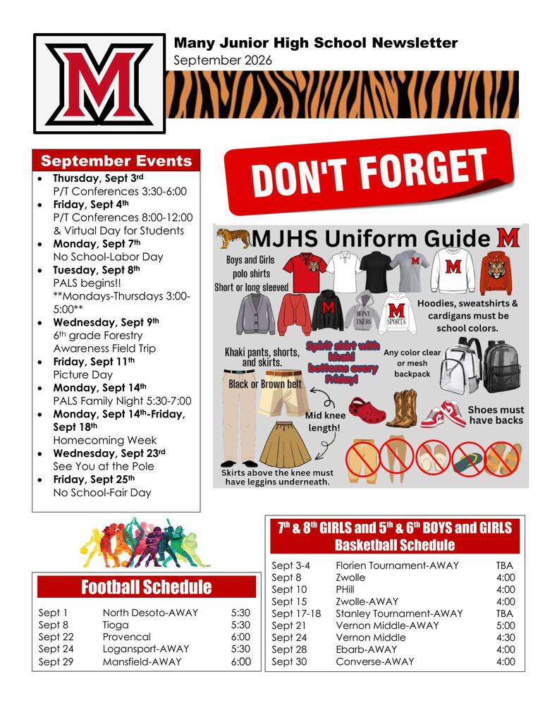 September Newsletter - page 1