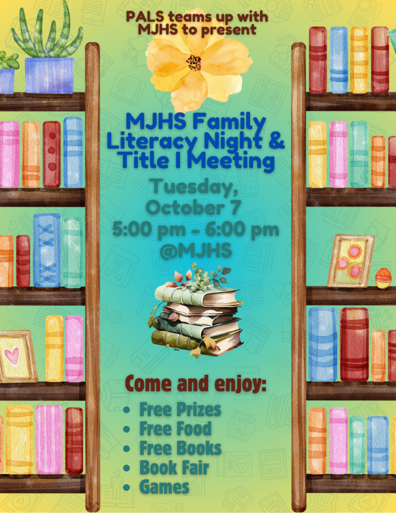 MJHS Family Literacy Night