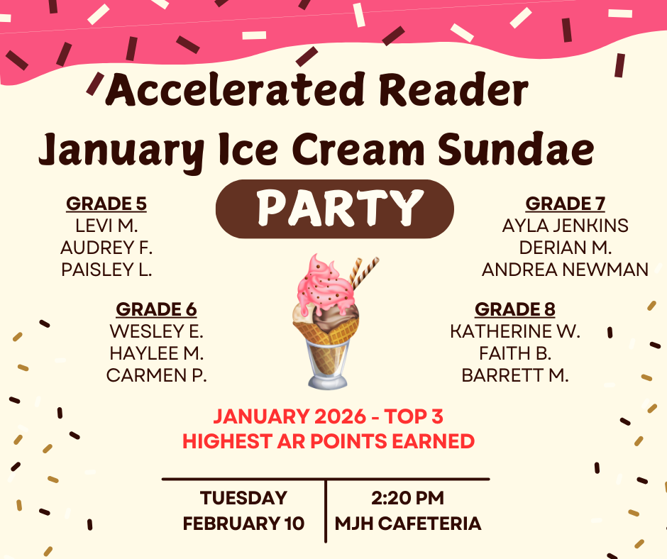Ice Cream Sundae Winners - January 2026
