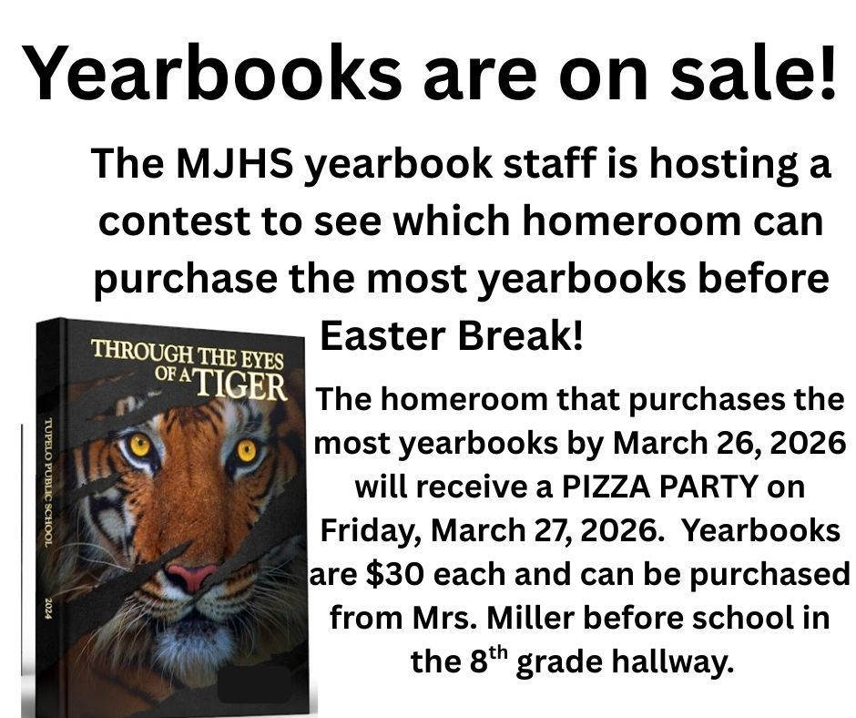 Yearbooks are on sale!