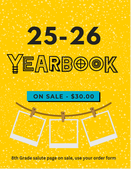 Yearbooks on sale now!