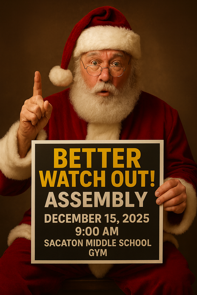 Santa reminder that students Better Watch Out!