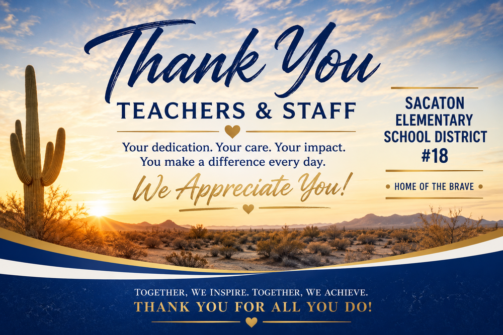 Teacher & Staff Thank You