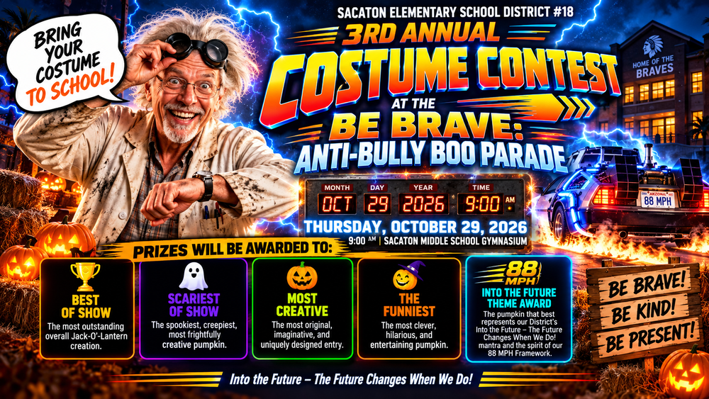 Doc Brown inviting everyone to participate.