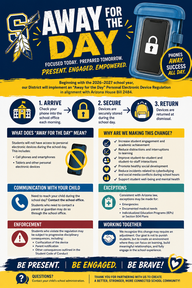 Away for the Day Cell Phone Use