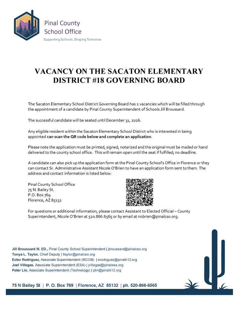 board vacancy