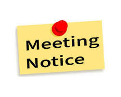 meeting notice