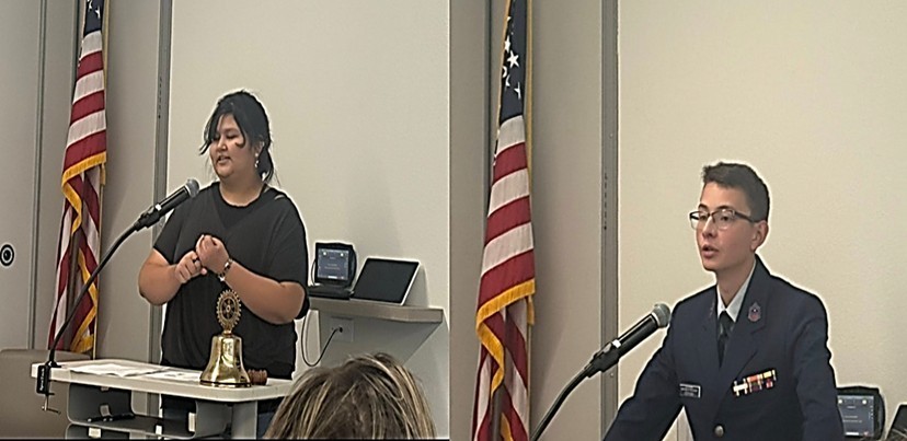 Rotary students speaking