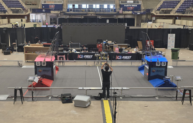 competition area setup