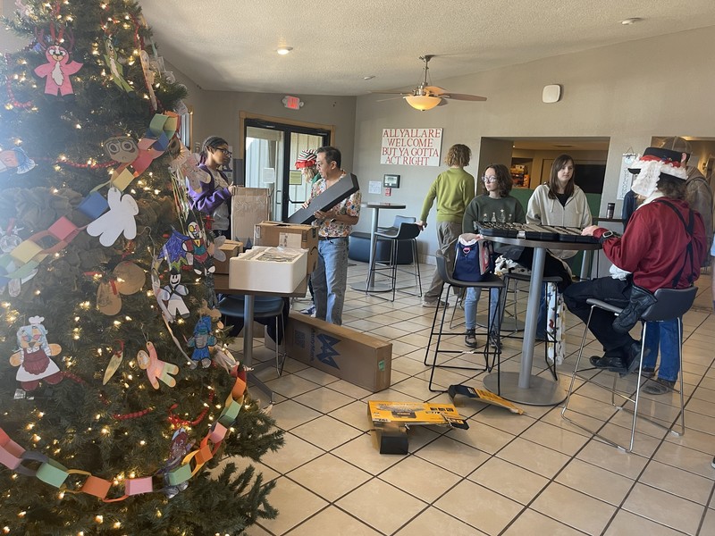 Christmas tree and tools