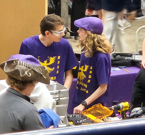 making adjustments on robot