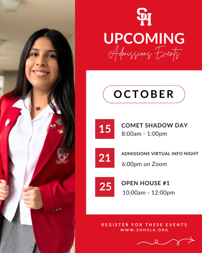 Admissions events dates