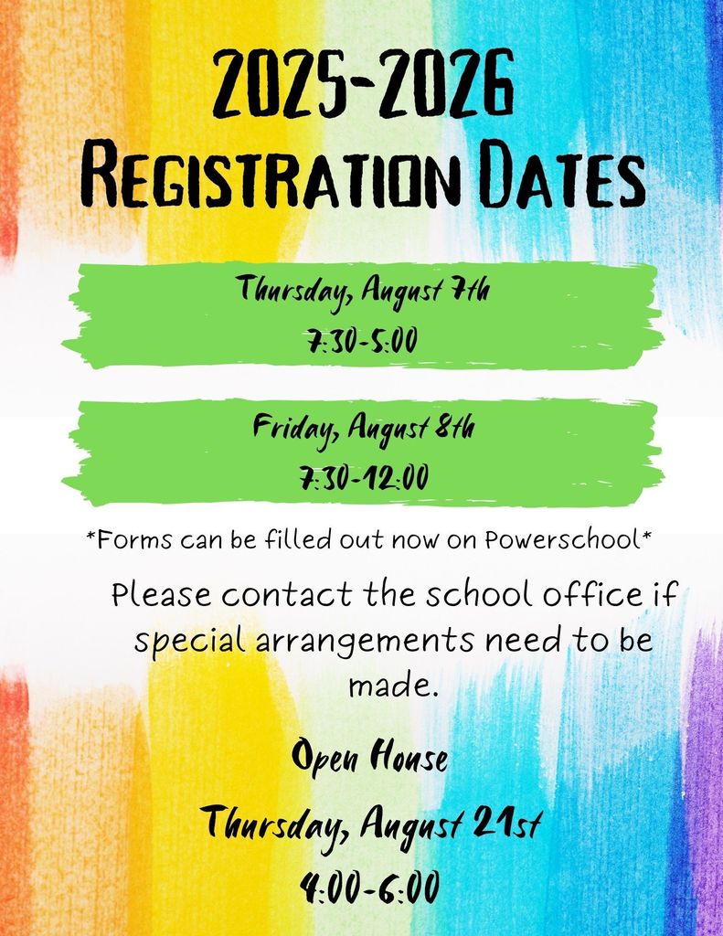 Registration 2025-2026