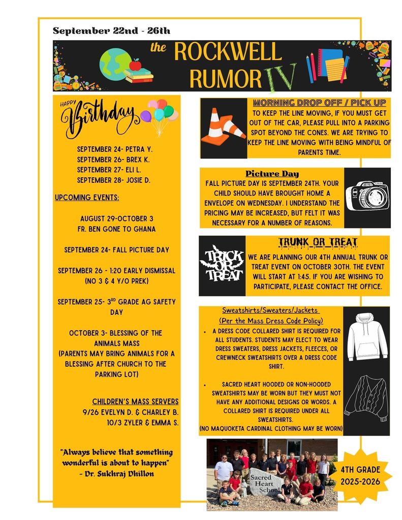Rockwell Rumor (September 22nd-26th)