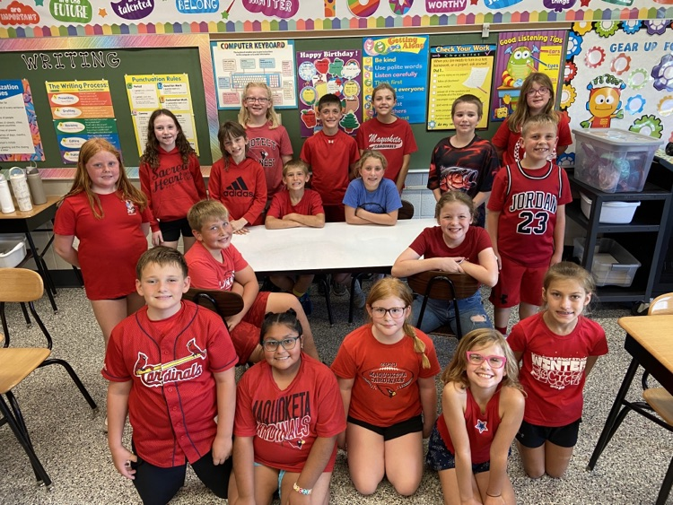 4th grade red day