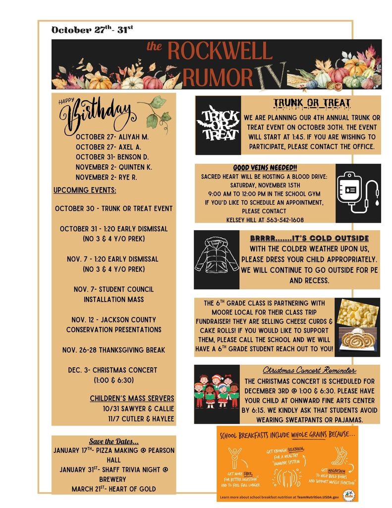 the Rockwell Rumor (Oct. 27th-31st)