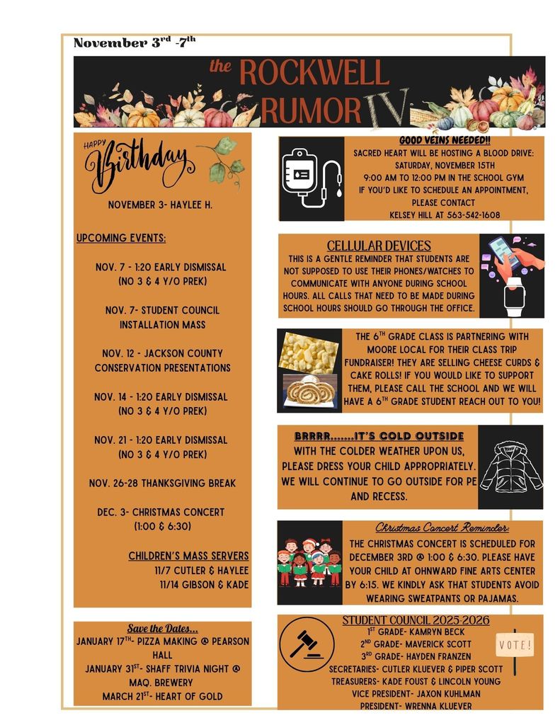 the Rockwell Rumor (Nov. 3rd-7th)