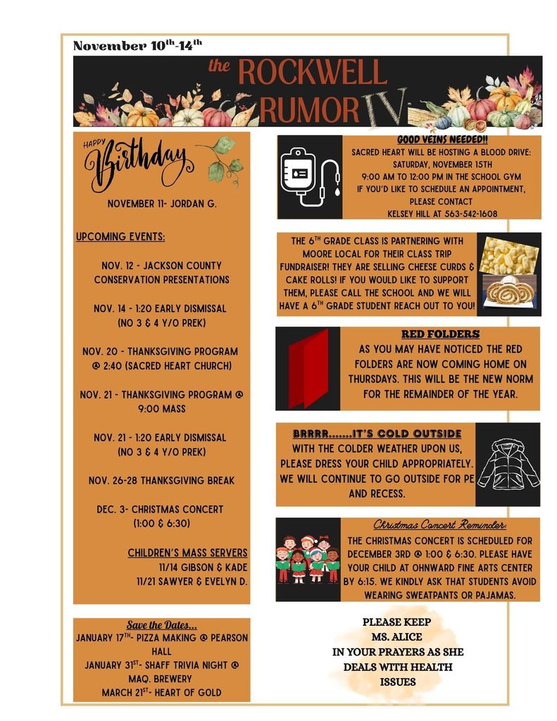 the Rockwell Rumor (Nov. 10th-14th)