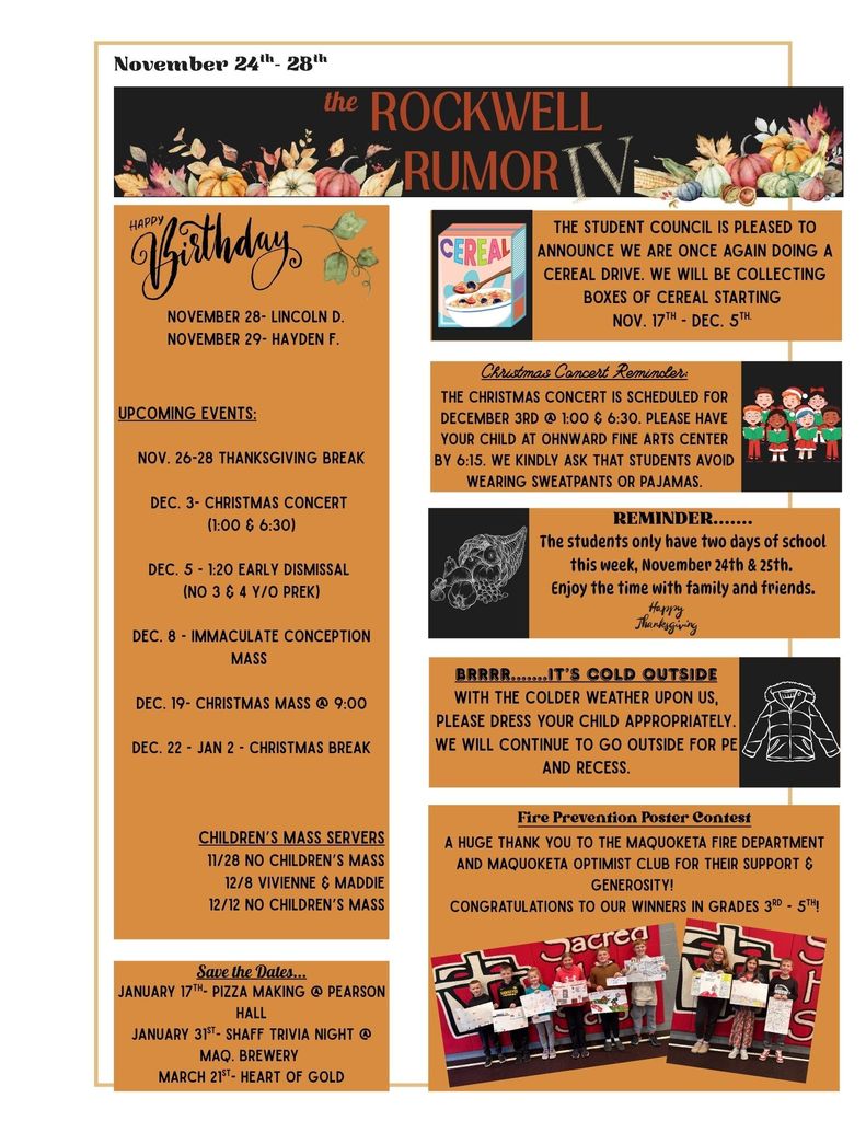 the Rockwell Rumor (Nov. 24th-28th)