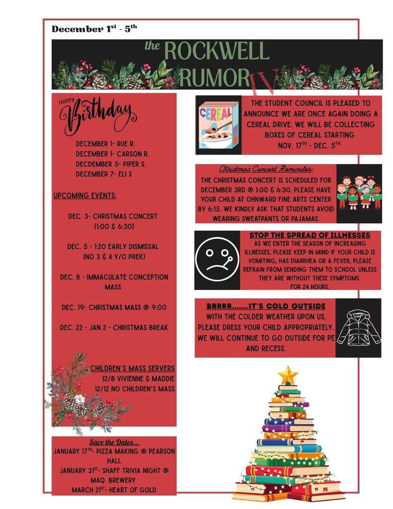 the Rockwell Rumor (Dec. 1st-5th)