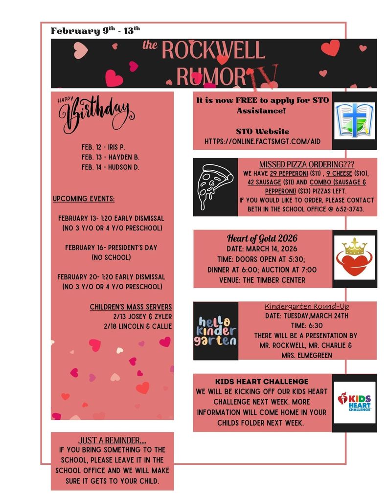 the Rockwell Rumor (February 9th-13th)