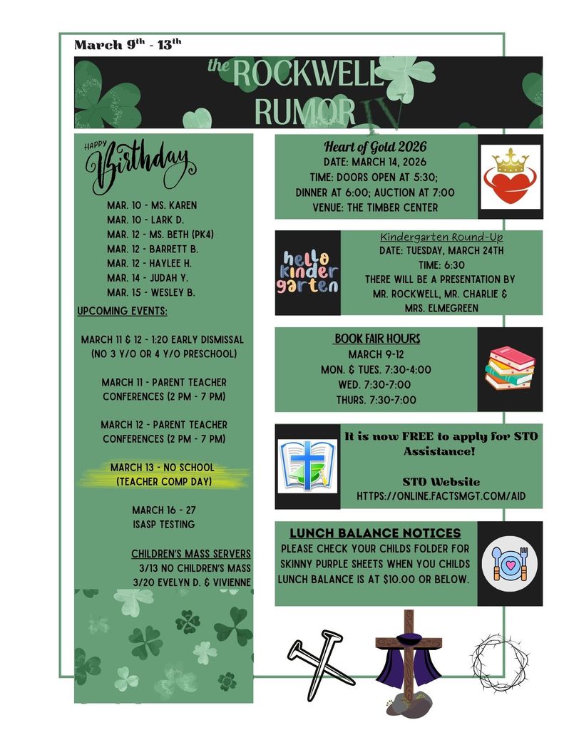 the Rockwell Rumor (March 9th-13th)