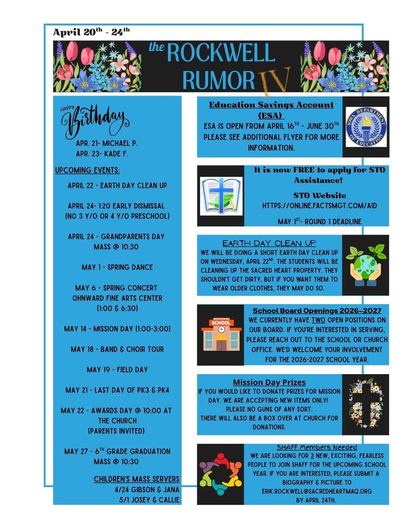 the Rockwell Rumor (April 20th-24th)