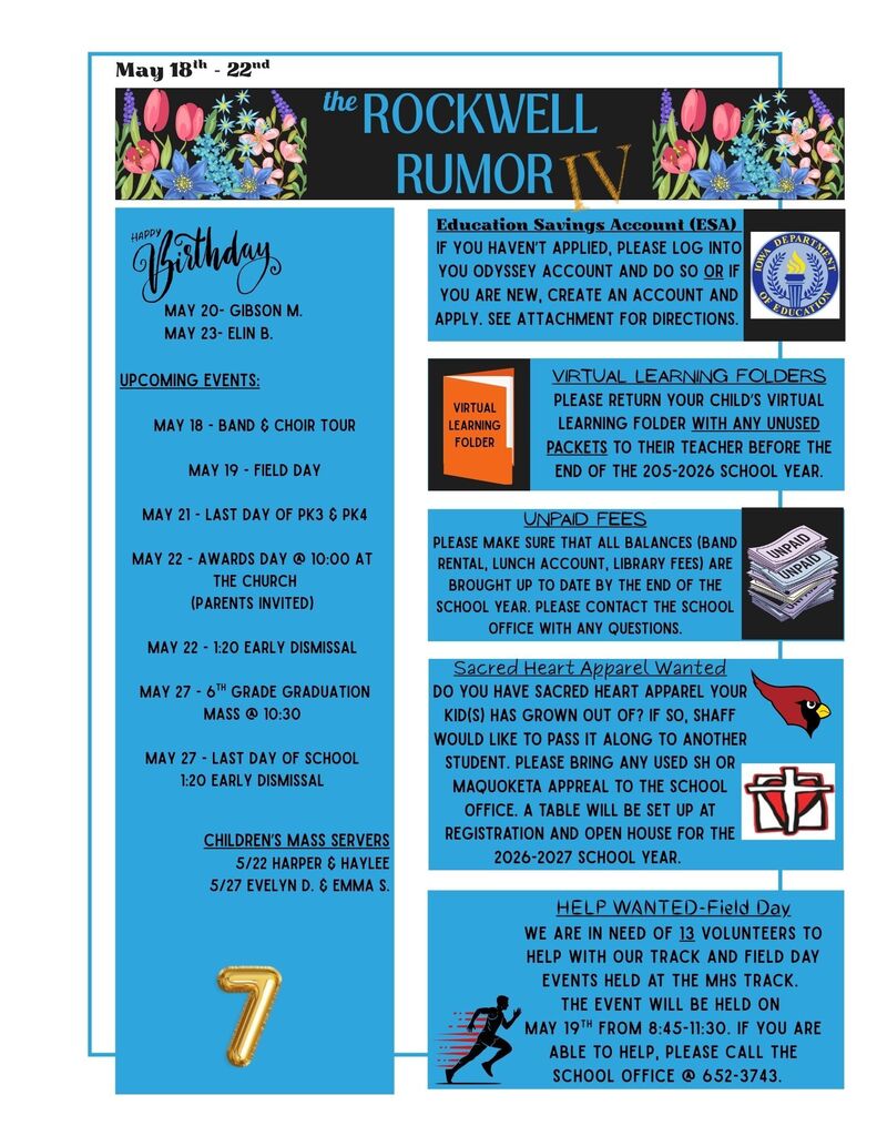 the Rockwell Rumor (May 18th-22nd)
