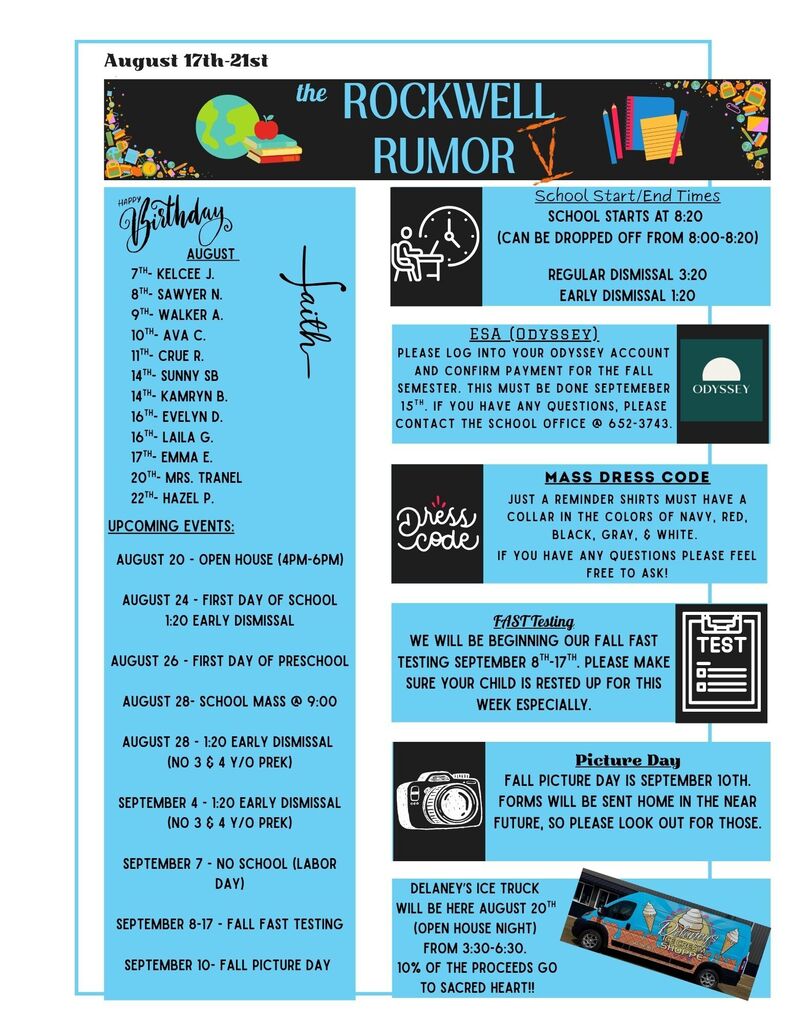 the Rockwell Rumor (Aug. 17th-21st)