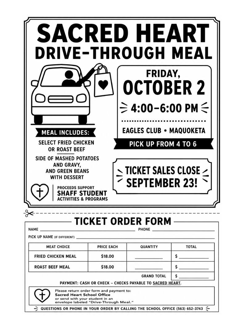 Drive Thru Meal Tickets