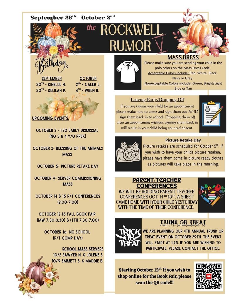 the Rockwell Rumor (Sept. 28-Oct 2)