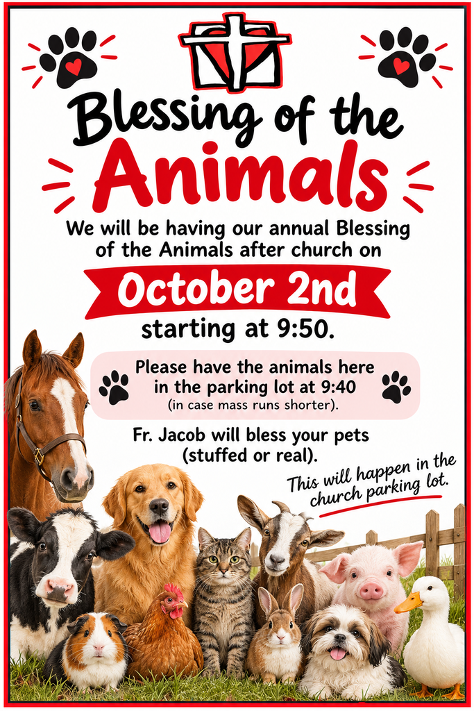 Blessing of the Animals 2026