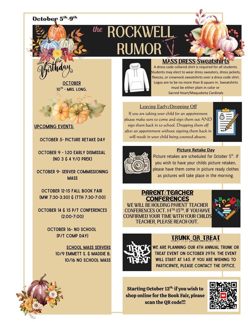 the Rockwell Rumor (Oct. 5th-9th)