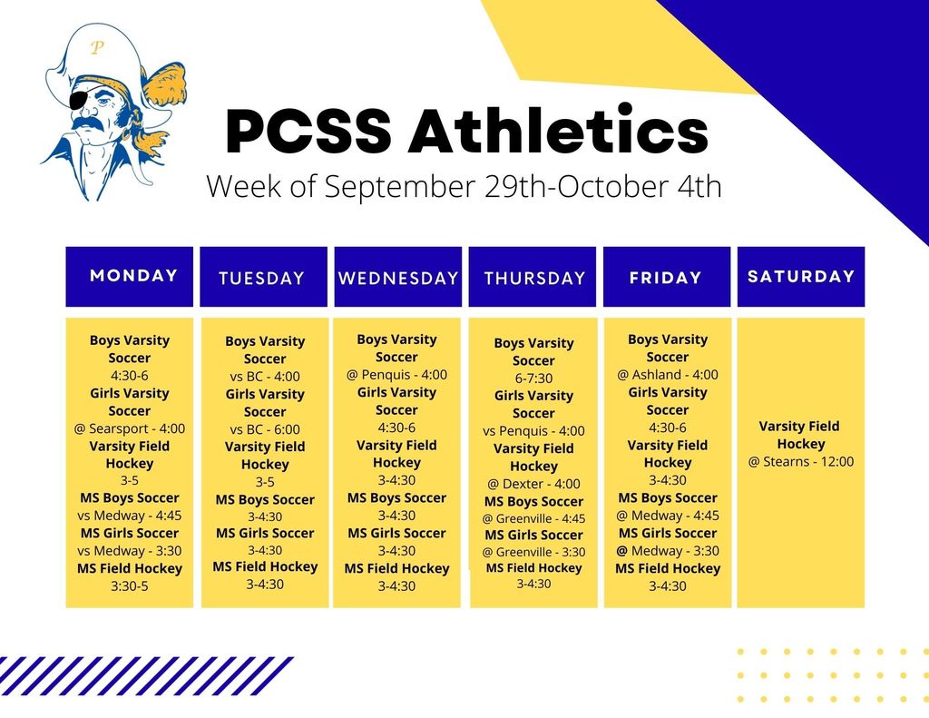 Athletic Sep. 29-Oct. 4 