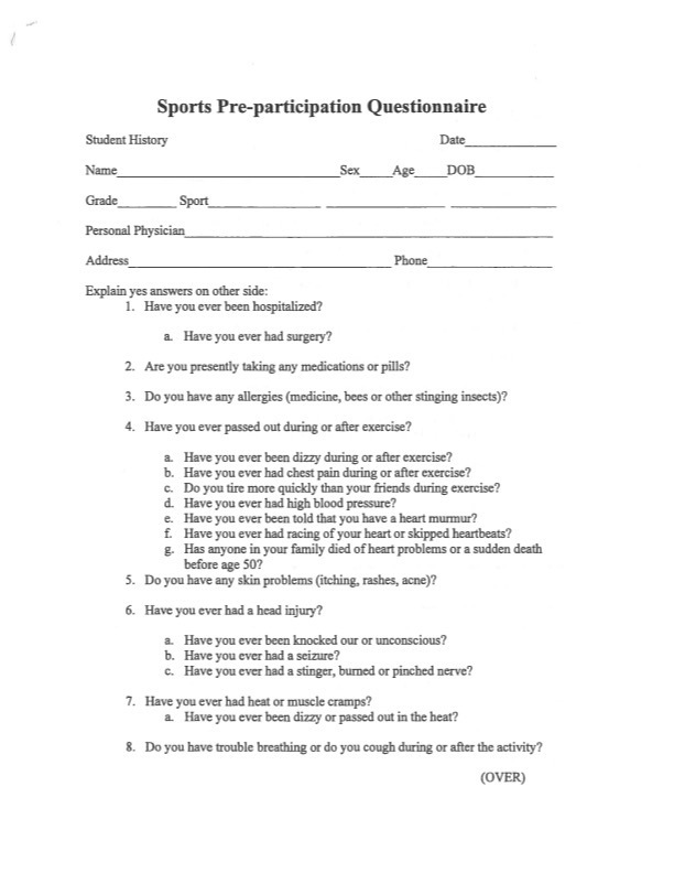 questionnaire page 1