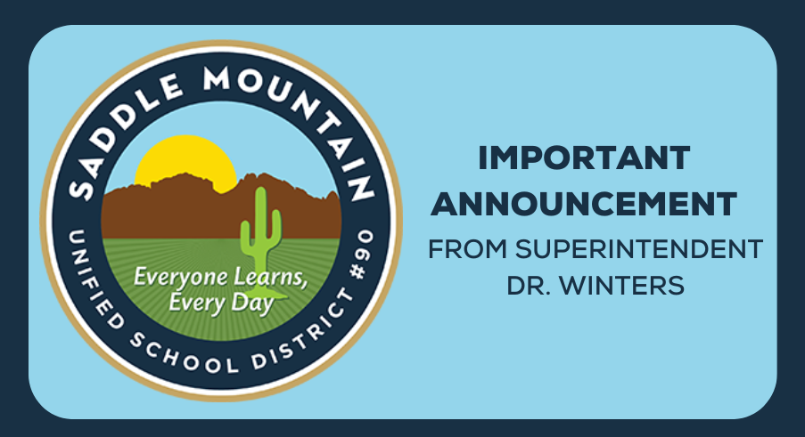 Important message from Dr. Winters